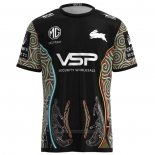 Camiseta South Sydney Rabbitohs Rugby 2023 Indigena Negro