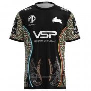 Camiseta South Sydney Rabbitohs Rugby 2023 Indigena Negro