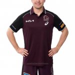 Camiseta Polo Brisbane Broncos Rugby 2025 Rojo