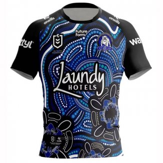Camiseta Canterbury Bankstown Bulldogs Rugby 2025 Indigena