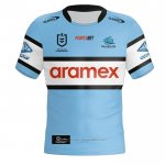 Camiseta Cronulla Sutherland Sharks Rugby 2024 Local