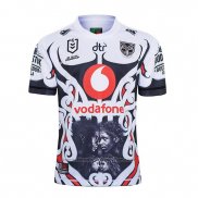 Camiseta Nueva Zelandia Warriors Rugby 2020 Blanco