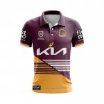 Camiseta Polo Brisbane Broncos Rugby 2024 Local