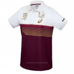 Camiseta Polo Brisbane Broncos Rugby 2025 Local
