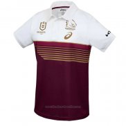 Camiseta Polo Brisbane Broncos Rugby 2025 Local