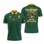 Camiseta Sudafrica Rugby 2023 Campeona Verde