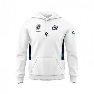 Sudaderas con Capucha Escocia Rugby 2023 Blanco