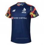 Camiseta Fiyi Rugby 2025 Entrenamiento Azul