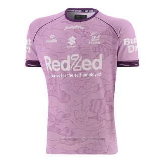 Camiseta Melbourne Storm Rugby 2026 Entrenamiento Rosa