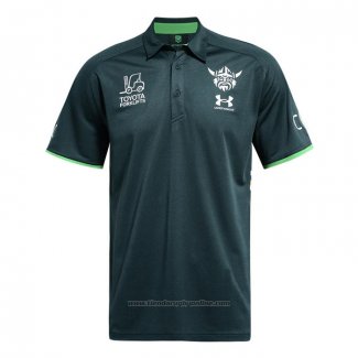 Camiseta Polo Canberra Raiders Rugby 2026 Verde