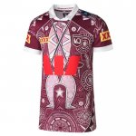Camiseta Queensland Maroons Rugby 2026 Indigena