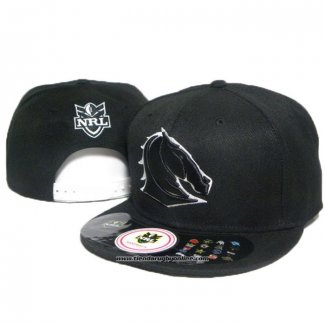 NRL Snapback Gorra Brisbane Broncos Negro