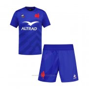 Camiseta Ninos Kit Francia Rugby 2023 Local