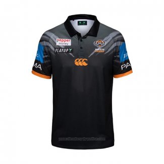 Camiseta Polo West Tigers Rugby 2026 Negro
