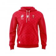 Sudaderas con Capucha Gales Rugby 2025 Rojo