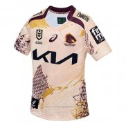 Camiseta Brisbane Broncos Rugby 2025 Indigena