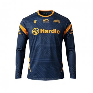 Camiseta Parramatta Eels Manga Larga Rugby 2026 Azul
