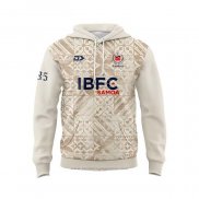 Sudaderas con Capucha Samoa Rugby Crema