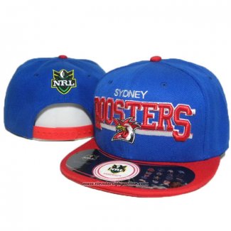 NRL Snapback Gorra Sydney Roosters Violeta Rojo