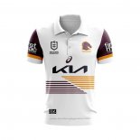 Camiseta Polo Brisbane Broncos Rugby 2024 Segunda