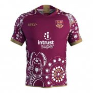 Camiseta Queensland Maroons Rugby 2018-2019 Conmemorative