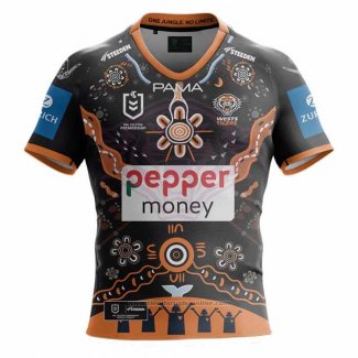 Camiseta Wests Tigers Rugby 2025 Indigena