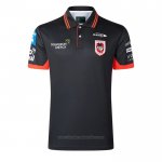 Camiseta Polo St George Illawarra Dragons Rugby 2026 Negro