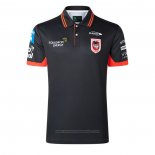 Camiseta Polo St George Illawarra Dragons Rugby 2026 Negro