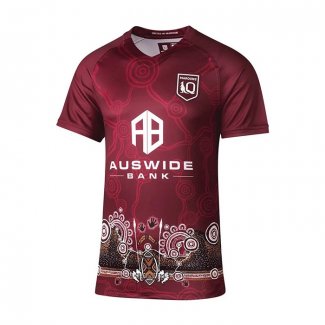 Camiseta Queensland Maroons Rugby 2022 Indigena