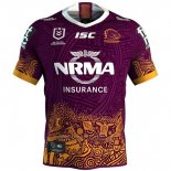 Camiseta Brisbane Broncos Rugby 2019 Indigena