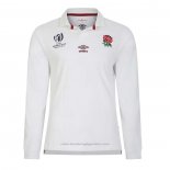 Camiseta Inglaterra Manga Larga Rugby 2023 World Cup Local