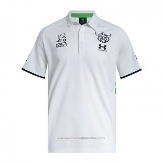 Camiseta Polo Canberra Raiders Rugby 2026 Blanco