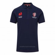 Camiseta Polo Francia Rugby 2023 World Cup Azul