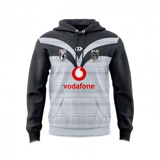 Sudaderas con Capucha Fiyi Rugby 2025 Negro