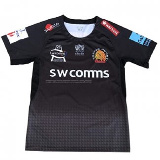 Camiseta Exeter Chiefs Rugby2020 Negro