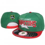 NRL Snapback Gorra South Sydney Rabbitohs Verde Rojo