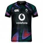 Camiseta Irlanda Rugby 2025-2026 Pre Partido Negro