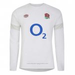 Camiseta Inglaterra Manga Larga Rugby Blanco