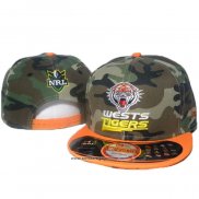 NRL Snapback Gorra Wests Tigers Camuflaje Naranja