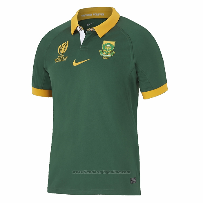 Camiseta Sudafrica Rugby 2023 World Cup Local - Envio gratis